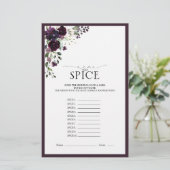 Elegantes Plum Lila Brautparty (Stehend Vorderseite)