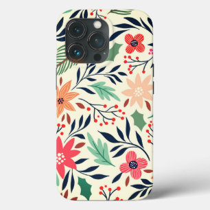 Elegantes Poinsettia-Muster OtterBox iPhone-Hülle Case-Mate iPhone Hülle