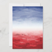 Elegantes politisches Fundraiser-Ereignis Einladung (Rückseite)