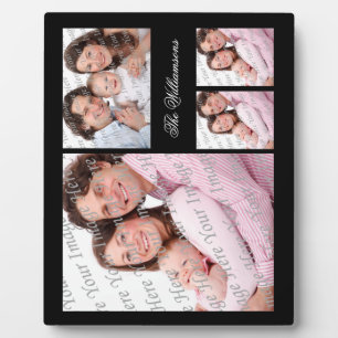 Elegantes Portfolio Custom Foto Plaque Fotoplatte
