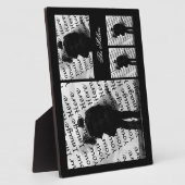 Elegantes Portfolio Custom Foto Plaque Fotoplatte (Seite)