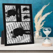 Elegantes Portfolio Custom Foto Plaque Fotoplatte (Seite)