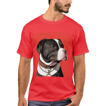 Elegantes Portrait eines schwarzen und weißen Hund