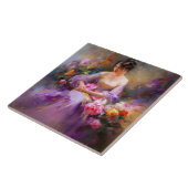 Elegantes Portrait Fliese (Seite)