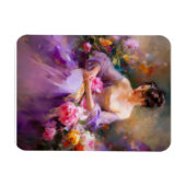 Elegantes Portrait Magnet (Horizontal)