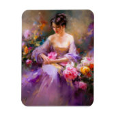 Elegantes Portrait Magnet (Vertikal)