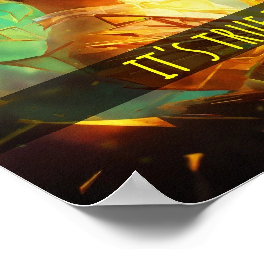 "Elegantes Poster der Modernen Mauer: Lover Design (Ecke)