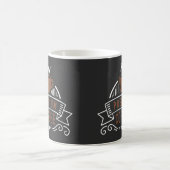 Elegantes Premium Coffee Design Logo Kaffeetasse (Mittel)