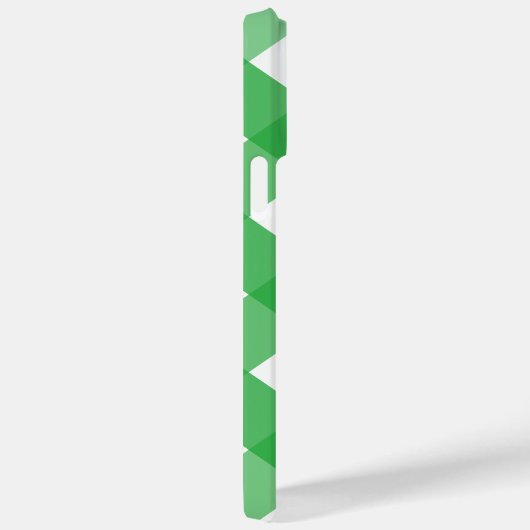 Elegantes Preppy Modern Green Kariert Karo Monogra Case-Mate iPhone Hülle (Rückseite / Rechts)