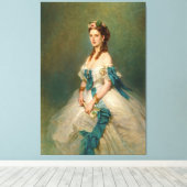 Elegantes Princess Alexandra Vintag Portrait Leinwanddruck (Insitu (Holzboden))