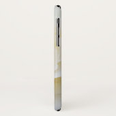 Elegantes Pristine White Rose Nah-Up Foto Case-Mate iPhone Hülle (Hinten/Links)