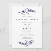 Elegantes Probe-Dinner Einladung (Vorderseite)