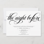 Elegantes Probe Dinner Einladung (Vorderseite)