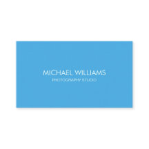 Elegantes Professionelles Blau Einfaches Minimum