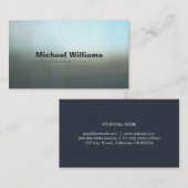 Elegantes professionelles Metall Visitenkarte (Vorne/Hinten)