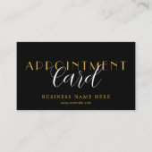 Elegantes professionelles Terminkartendesign Terminkarte (Vorderseite)