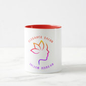 Elegantes Profil Personalisiert Salon Tasse (Zentrum)