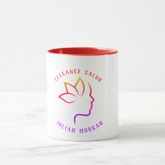 Elegantes Profil Personalisiert Salon Tasse