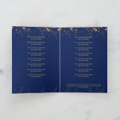 Elegantes Programm für das Senioren-Recital Blue G (Innenseite)