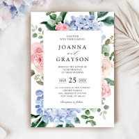 Elegantes Pulver Blue Pink Hydrangea feierliche Ho