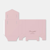 Elegantes Pulver Pink Bon Appetit Personalisiert Geschenkschachtel (Ungefaltet)