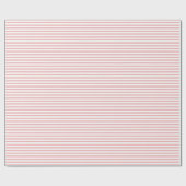 Elegantes Pulver-Rosa Stripes Packpapier (Flach)