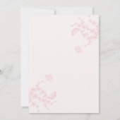 Elegantes Pumpkin-Brautparty Einladung (Rückseite)