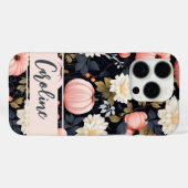 Elegantes Pumpkin Fallmuster Case-Mate iPhone Hülle (Rückseite (Horizontal))