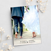 Elegantes QR Code Foto Rosa Hochzeitempfang Einladung