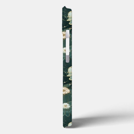 Elegantes Quallyfish Muster - Individuelle Name Case-Mate iPhone Hülle (Rückseite / Links)