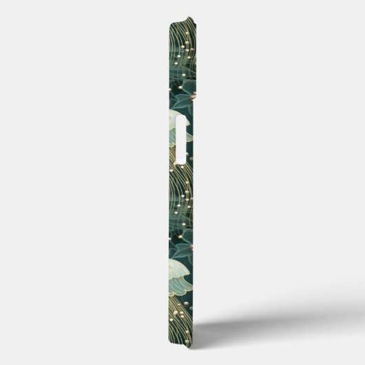 Elegantes Quallyfish Muster - Individuelle Name Case-Mate iPhone Hülle (Rückseite / Rechts)