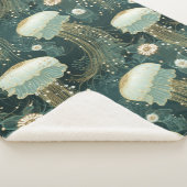 Elegantes Quallyfish Muster - Individuelle Name Sherpadecke (3/4)