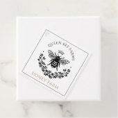 Elegantes Queen Bee Schwarz-weiß Gold Business Geschenkanhänger (Beispiel)