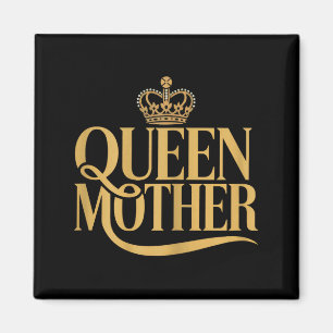 Elegantes Queen Mother Design für Frauen Magnet
