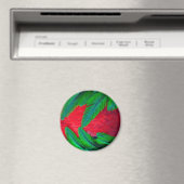 Elegantes Quetzal-Federdesign Magnet (In Situ (Geschirrspüler))