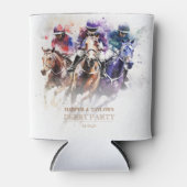 Elegantes Race Horse Derby Party Reiten Dosenkühler (Vorderseite)