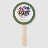 Elegantes Race Horse Derby Party Reiten Fächer (Vorderseite)