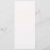 Elegantes Rahm-Menü-Template Menükarte (Rückseite)