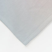 Elegantes Rainbow Blue Butterfly Glitzer Monogram Fleecedecke (Ecke)