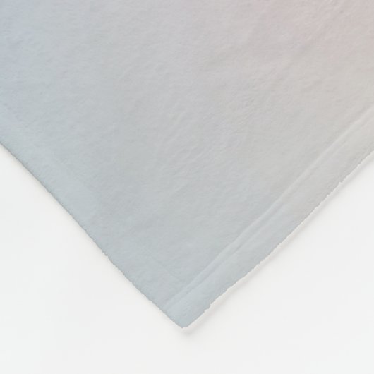 Elegantes Rainbow Blue Butterfly Glitzer Monogram Fleecedecke (Ecke)