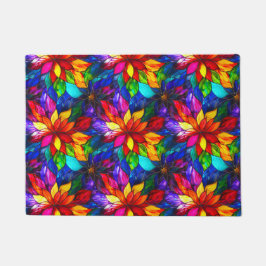 Elegantes Rainbow-gestanztes Glasmuster Fußmatte