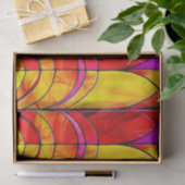 Elegantes Rainbow-gestanztes Glasmuster Seidenpapier (Geschenk)