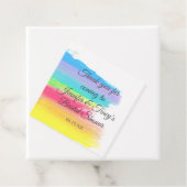 Elegantes Rainbow Personalisiertes lesbisches Brau Geschenkanhänger (Beispiel)