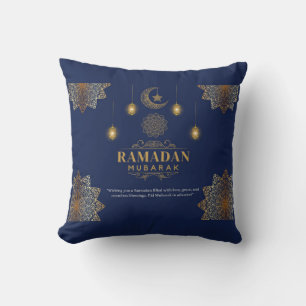 Elegantes Ramadan-Grußlicht Kissen