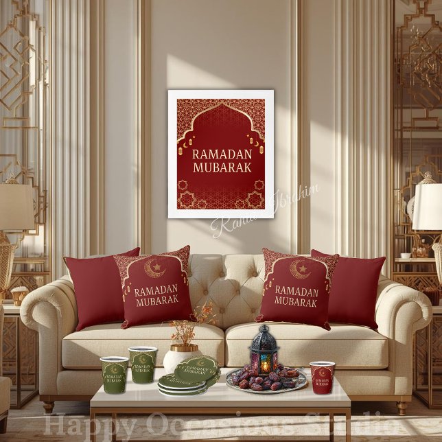 Elegantes Ramadan Mubarak Kissen (Von Creator hochgeladen)