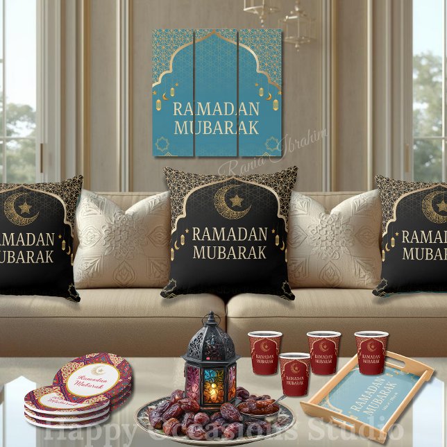 Elegantes Ramadan Mubarak Kissen (Von Creator hochgeladen)