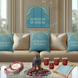 Elegantes Ramadan Mubarak-Wurfkissen Kissen