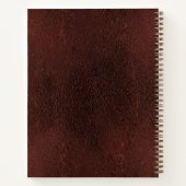 Elegantes Reading Journal-Personalisiert-Notebook Notizblock (Rückseite)