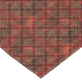 Elegantes Red Gold Muster Weihnachten Tischdecke (Schrägansicht)