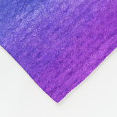 Elegantes Regenbogen Wasserfarbe Benutzerdefiniert Fleecedecke (Ecke)